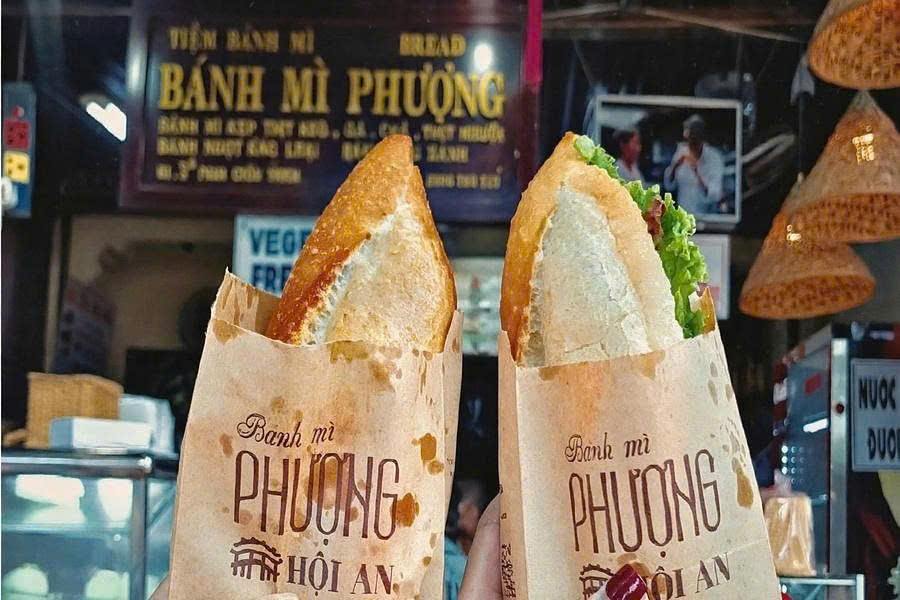 Banh Mi Phuong Vietnamese baguette sandwich in Hoi An