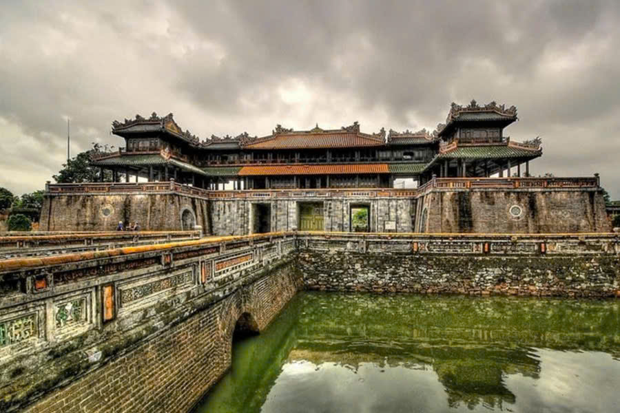 Historic entrance to Hue Imperial City, Vietnam