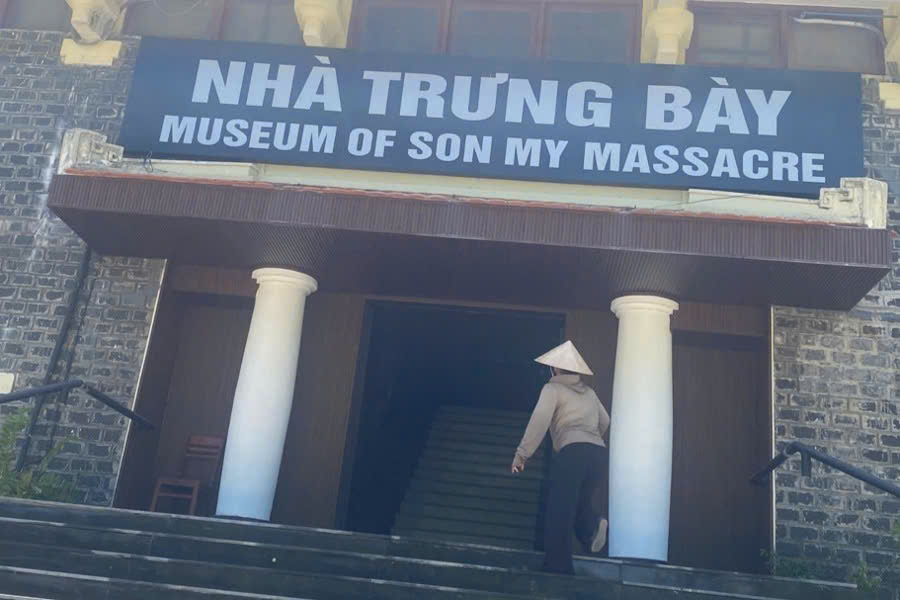 Museum of Son My Massacre at the My Lai Memorial Site in Quang Ngai, visited on a private tour from Da Nang