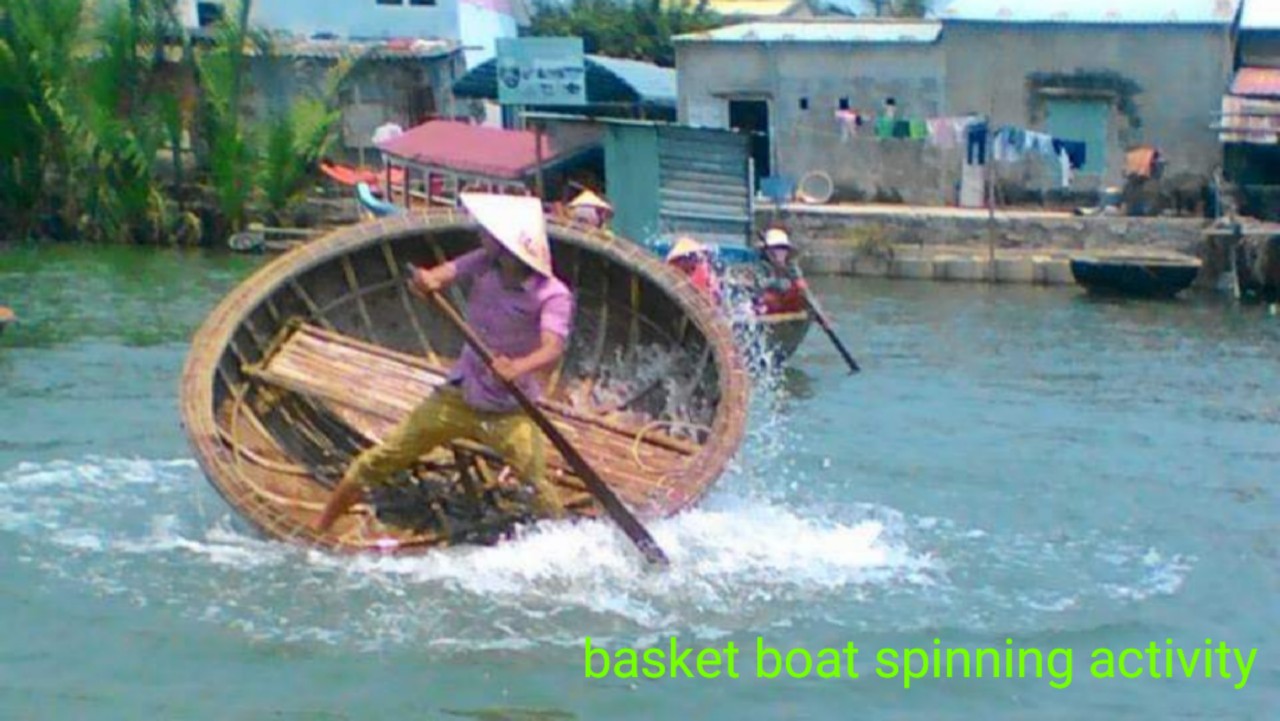 coconut boat ride hoi an 1