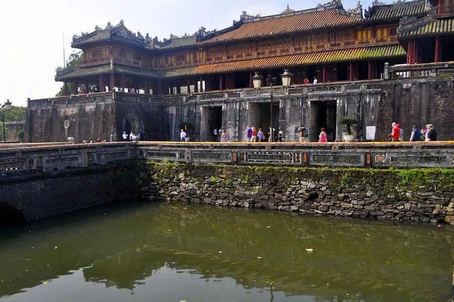 Imperial City gate inside Hue Citadel