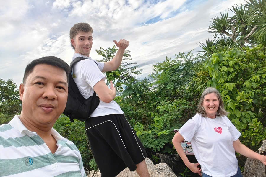 Travelers enjoying a private holiday experience in Central Vietnam