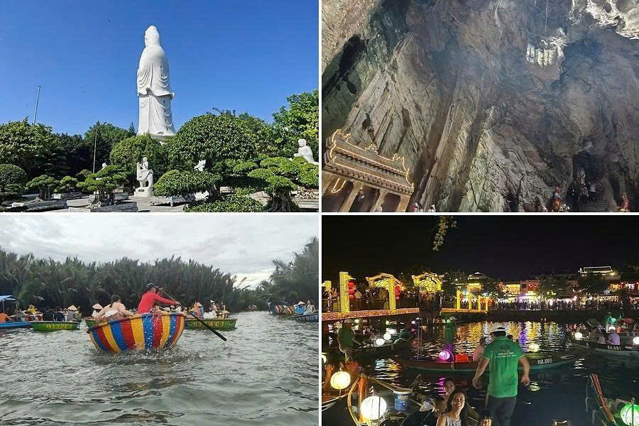 Highlights of a private day tour from Da Nang to Hoi An and Cam Thanh Coconut Village